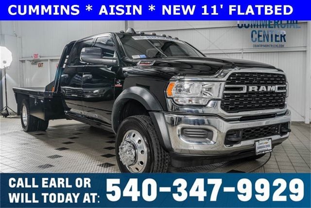 2022 Ram 4500 Chassis Cab 4500 CREW 4X4 * 6.7 CUMMINS * AISIN * NEW 11' FLATBED W/BOXES - 22218183 - 0