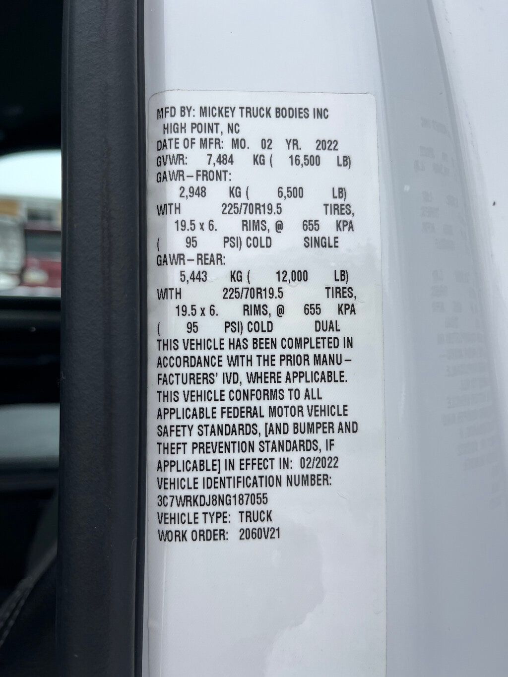 2022 Ram 4500 Chassis Cab ONE OWNER - CLEAN CARFAX Box Truck Cube  - 22974914 - 38