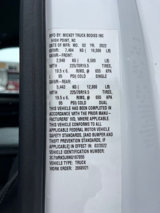 2022 Ram 4500 Chassis Cab ONE OWNER - CLEAN CARFAX Box Truck Cube  - 22974914 - 38