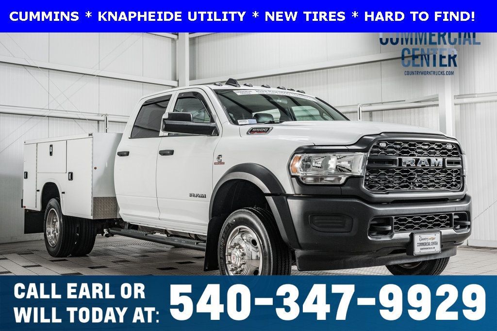 2022 Ram 5500 Chassis Cab 5500 CREW 4X4 * 6.7 CUMMINS * KNAPHEIDE UTILITY * 1 OWNER - 22591050 - 0