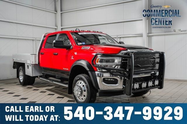 2022 Ram 5500 Chassis Cab 5500 CREW 4X4 SLT * 6.7 CUMMINS * AISIN * EBY FLATBED * 1 OWNER - 22274935 - 0