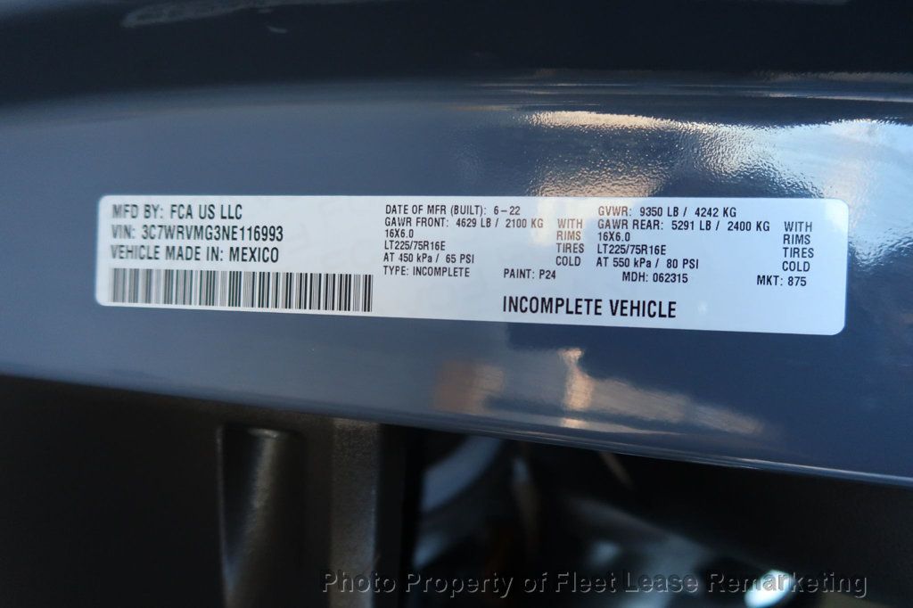 2022 Ram ProMaster Cutaway Promaster 3500 Cutaway SRW - 22957219 - 12