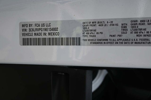 2022 Ram ProMaster Window Van 2500 High Roof 159" WB - 23093162 - 30
