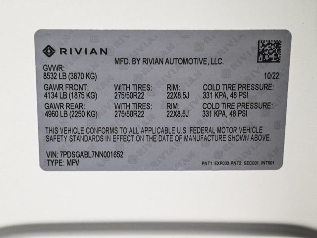 2022 Rivian R1S Launch Edition - 23006681 - 12