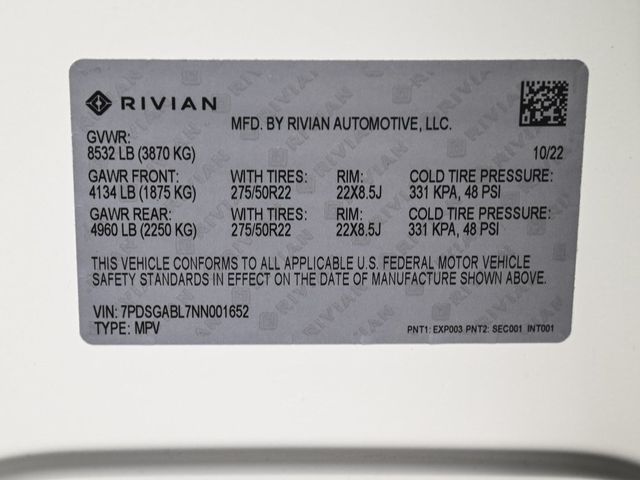 2022 Rivian R1S Launch Edition - 22848840 - 12