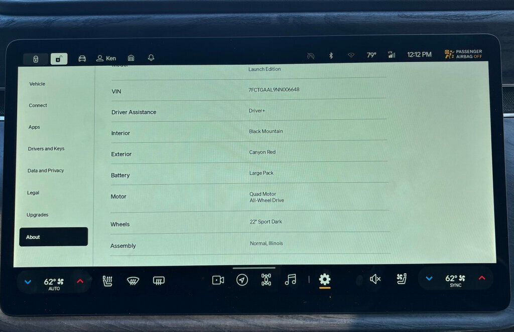 2022 Rivian R1T 2022 RIVIAN R1T LAUNCH EDITION - 22931481 - 32