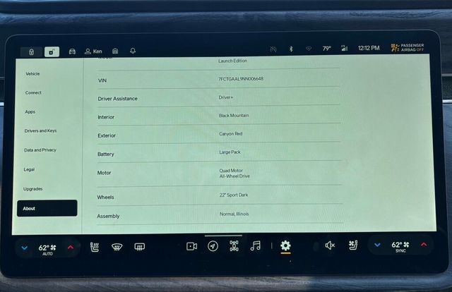 2022 Rivian R1T 2022 RIVIAN R1T LAUNCH EDITION - 22931481 - 32