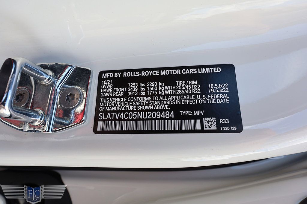 2022 Rolls-Royce Cullinan Sport Utility - 22939850 - 46