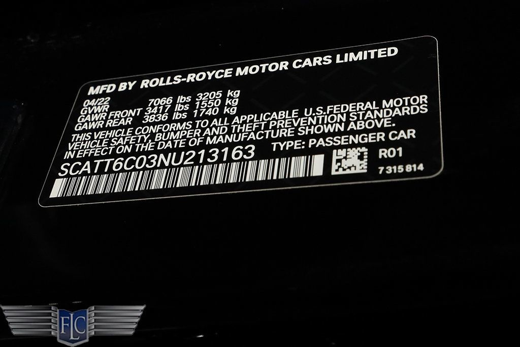 2022 Rolls-Royce Phantom Sedan - 23002313 - 51