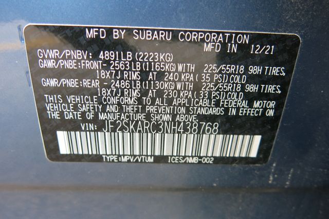 2022 Subaru Forester Touring CVT - 22947579 - 38