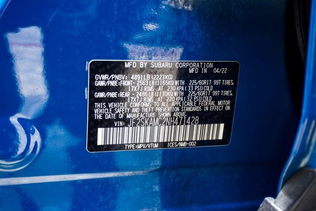 2022 Subaru Forester Wilderness CVT - 23033327 - 44