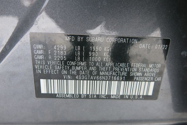 2022 Subaru Impreza Premium 5-door CVT - 22979795 - 35