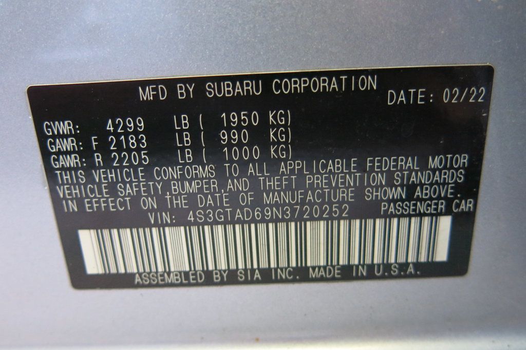 2022 Subaru Impreza Premium 5-door CVT - 23061853 - 35