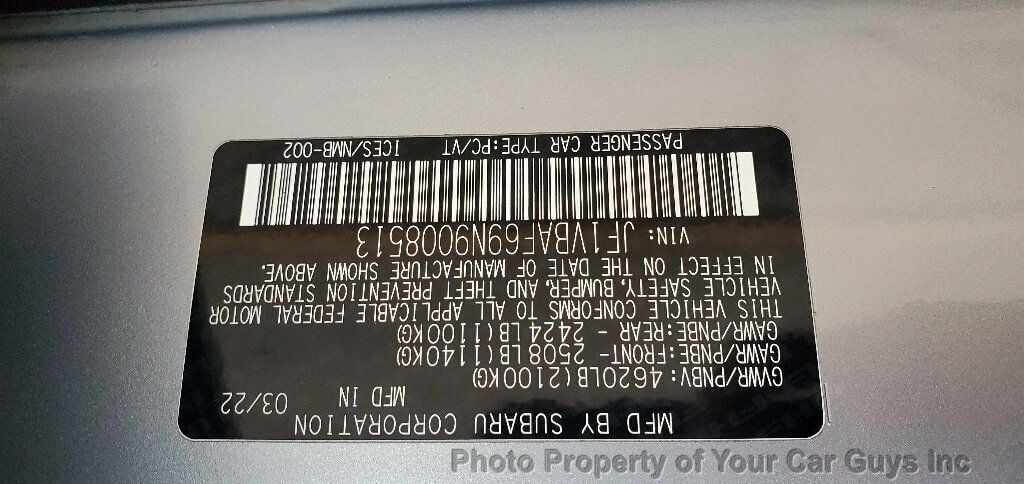 2022 Subaru WRX Premium Manual - 22957249 - 8