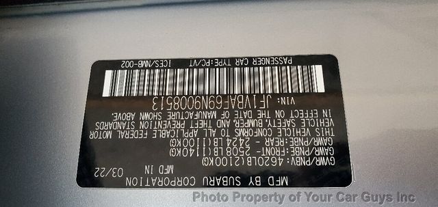 2022 Subaru WRX Premium Manual - 22957249 - 8