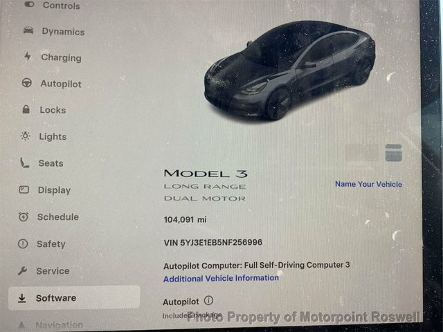 2022 Tesla Model 3 Long Range AWD - 23008104 - 3