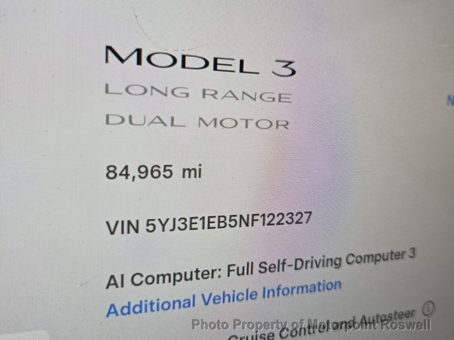2022 Tesla Model 3 Long Range AWD - 23060845 - 2