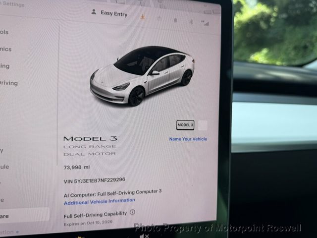 2022 Tesla Model 3 Long Range AWD - 23080934 - 22