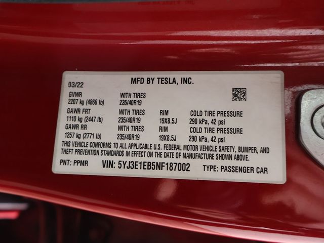 2022 Tesla Model 3 Long Range AWD - 22976278 - 51