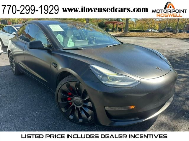 2022 Tesla Model 3 Performance AWD - 22920826 - 0