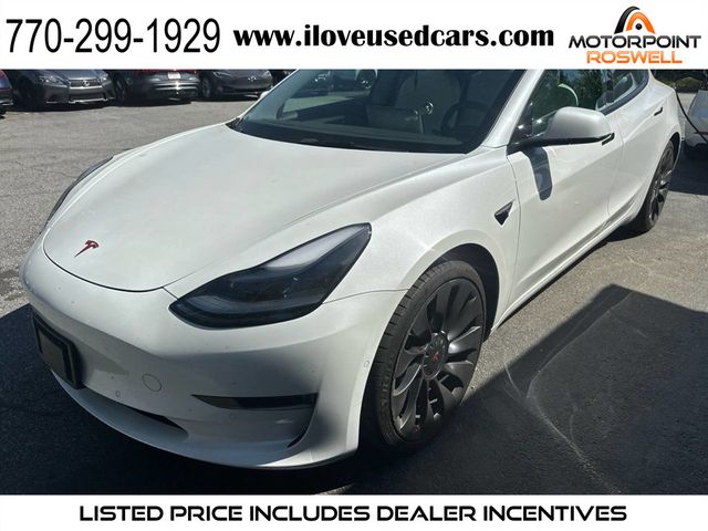 2022 Tesla Model 3 Performance AWD - 23022206 - 0
