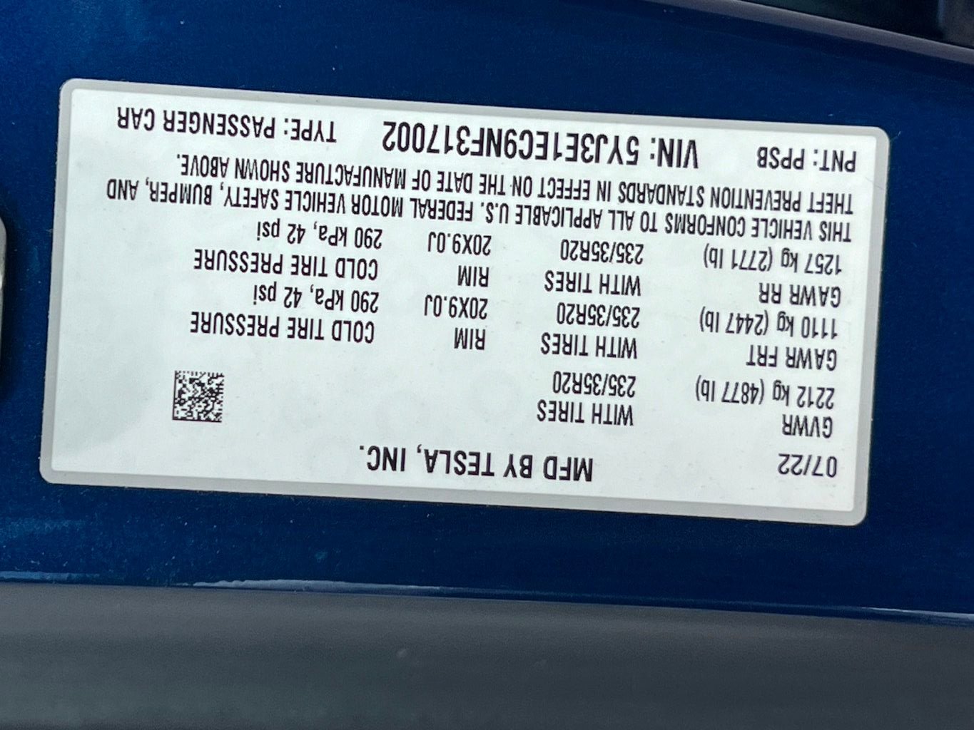 2022 Tesla Model 3 Performance AWD - 22428486 - 33