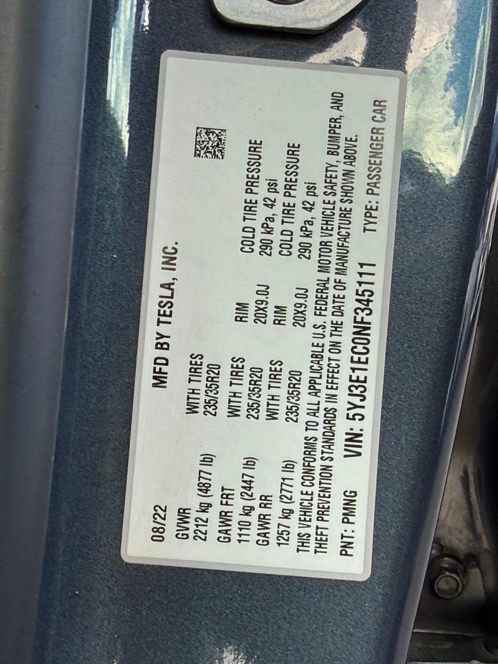 2022 Tesla Model 3 Performance AWD - 22928339 - 37