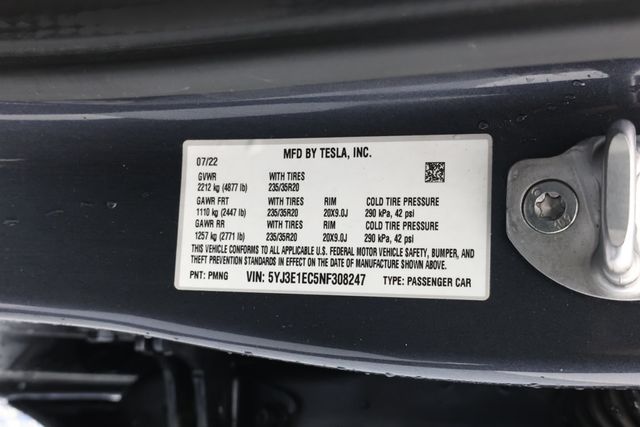 2022 Tesla Model 3 Performance AWD with White & Black Premium Interior - 22937909 - 17