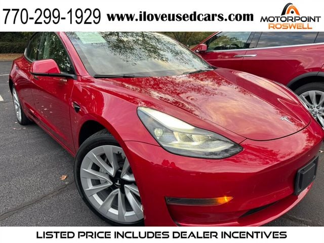 2022 Tesla Model 3 PRICE INCLUDES EV CREDIT - 22655253 - 0