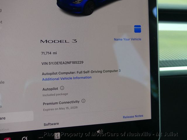 2022 Tesla Model 3 RWD - 22986895 - 32