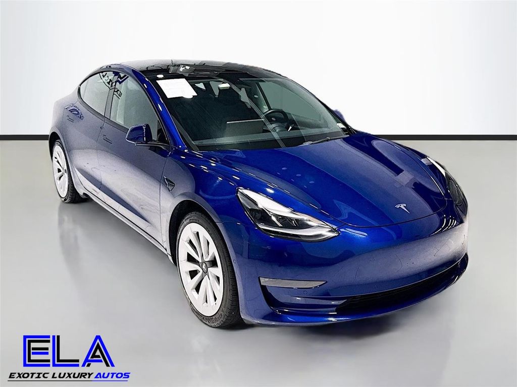 2022 Tesla Model 3 UNDER FULL FACTORY BUMPER TO BUMPER WARRANTY! WHEEL PACKAGE! RWD - 22932978 - 1