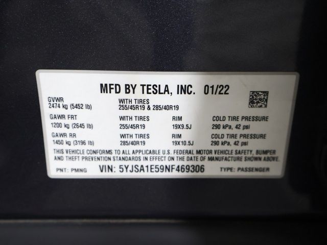 2022 Tesla Model S AWD - 22999077 - 61