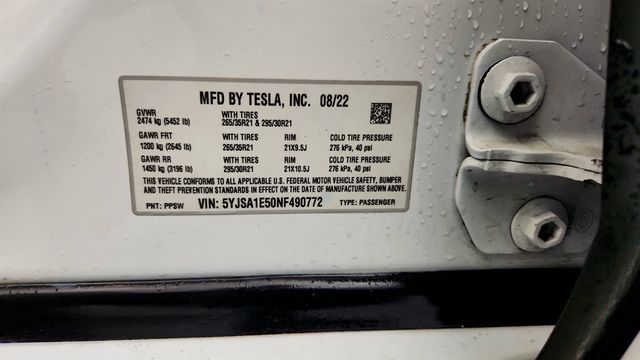 2022 Tesla Model S AWD - 22965164 - 20