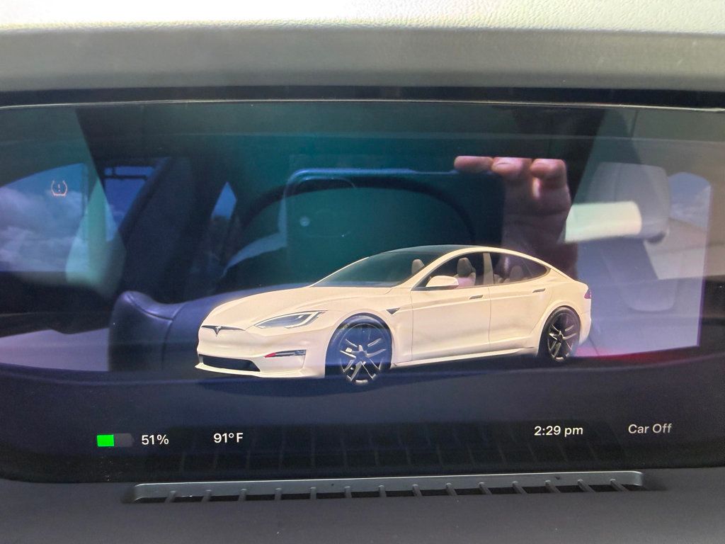 2022 Tesla Model S **MODEL S PLAID**WHITE ON WHITE** - 23013246 - 13