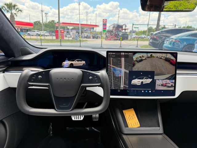 2022 Tesla Model S **MODEL S PLAID**WHITE ON WHITE** - 23013246 - 22