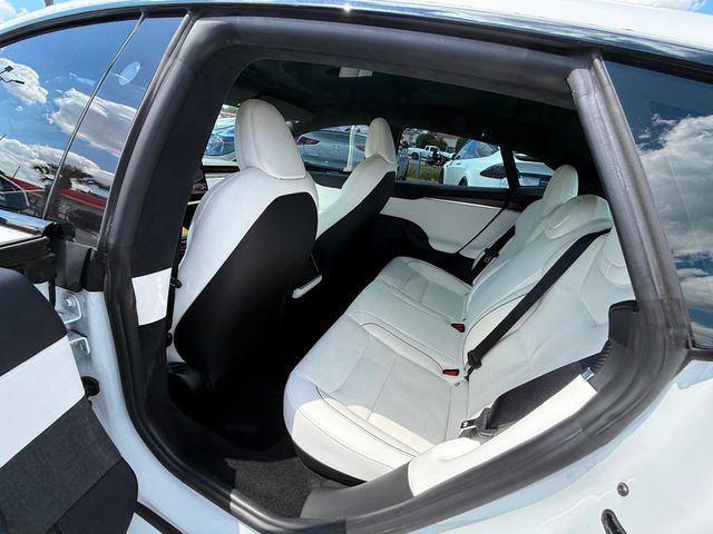 2022 Tesla Model S **MODEL S PLAID**WHITE ON WHITE** - 23013246 - 25