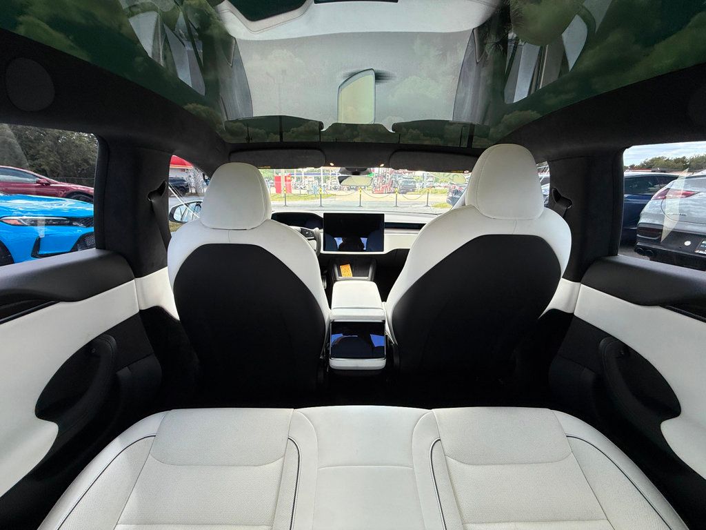 2022 Tesla Model S **MODEL S PLAID**WHITE ON WHITE** - 23013246 - 28