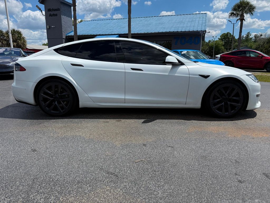 2022 Tesla Model S **MODEL S PLAID**WHITE ON WHITE** - 23013246 - 3
