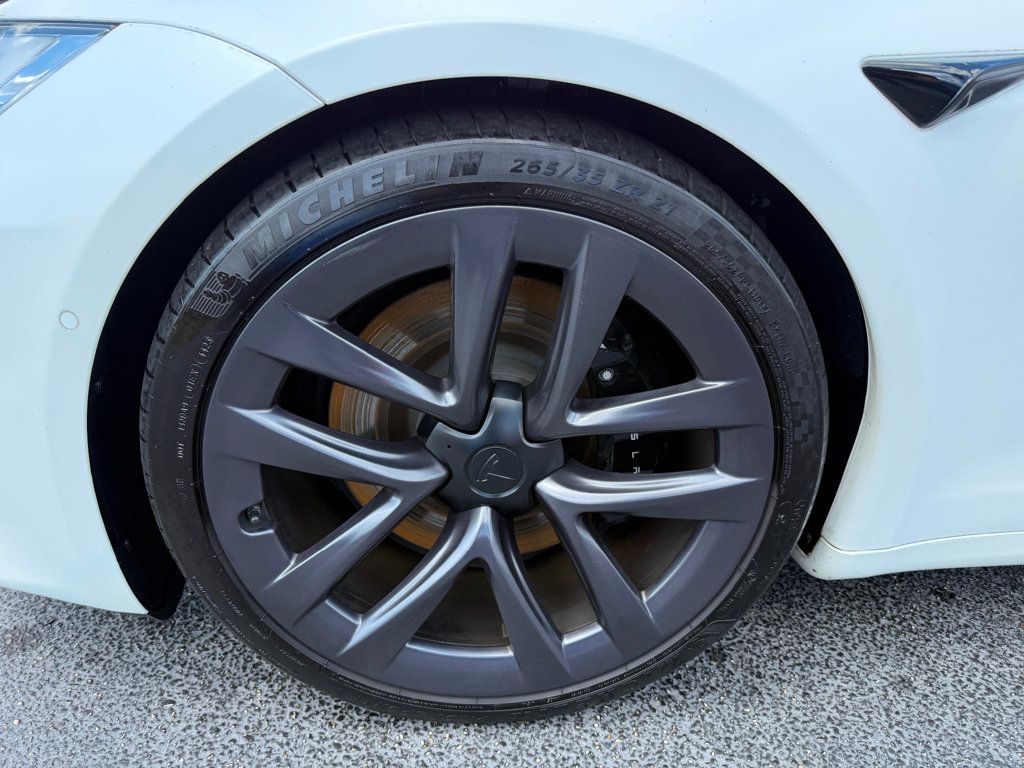 2022 Tesla Model S **MODEL S PLAID**WHITE ON WHITE** - 23013246 - 40
