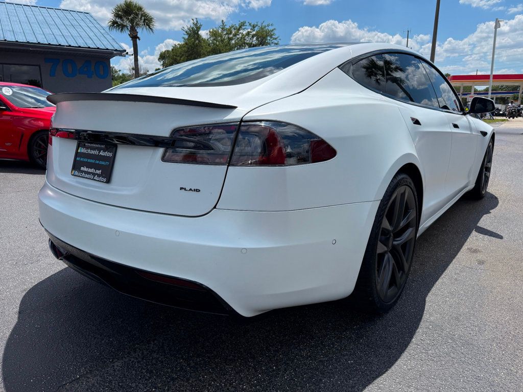 2022 Tesla Model S **MODEL S PLAID**WHITE ON WHITE** - 23013246 - 4