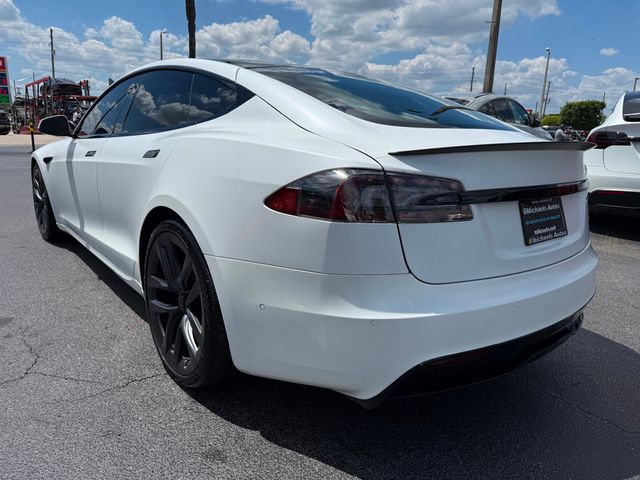 2022 Tesla Model S **MODEL S PLAID**WHITE ON WHITE** - 23013246 - 6