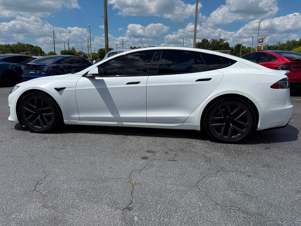 2022 Tesla Model S **MODEL S PLAID**WHITE ON WHITE** - 23013246 - 7