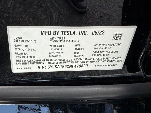 2022 Tesla Model S Plaid AWD - 22993127 - 42