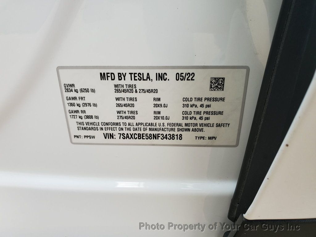 2022 Tesla Model X AWD - 22999374 - 35