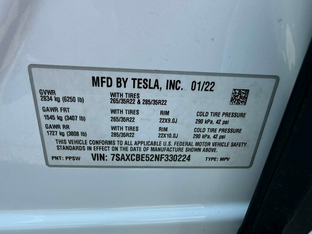 2022 Tesla Model X AWD - 23052748 - 45