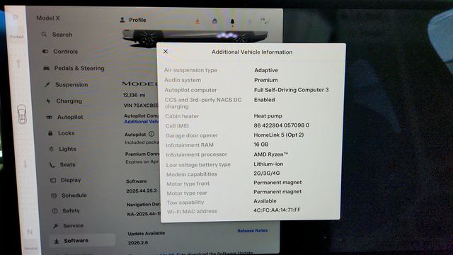 2022 Tesla Model X AWD w/ 22'' Turbine Wheels & 6 Seat Interior - 23000680 - 14