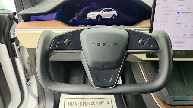 2022 Tesla Model X AWD w/ 22'' Turbine Wheels & Cream Premium Interior - 23020172 - 12
