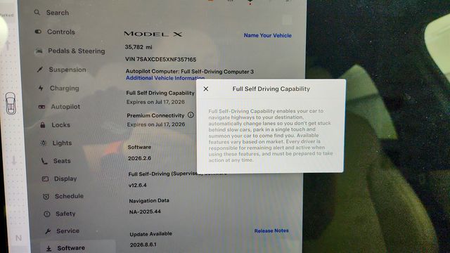 2022 Tesla Model X AWD w/ 22'' Turbine Wheels & Cream Premium Interior - 23020172 - 15