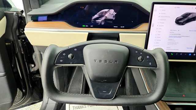 2022 Tesla Model X AWD w/ 22'' Turbine Wheels & Premium Cream Seats - 22999392 - 12