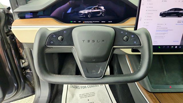 2022 Tesla Model X AWD w/ Cream Premium Interior - 23079085 - 12